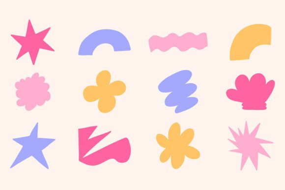 Download Abstract Shapes SVG Bundle Colorful Set - Shape Collection