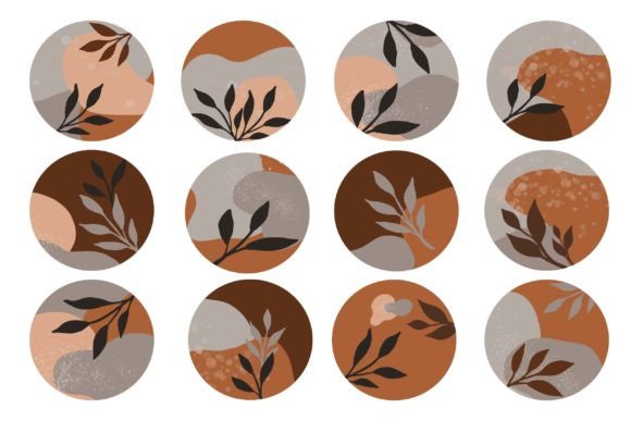 Download Earth Tone Flat Aesthetic Shape - Shape Collection
