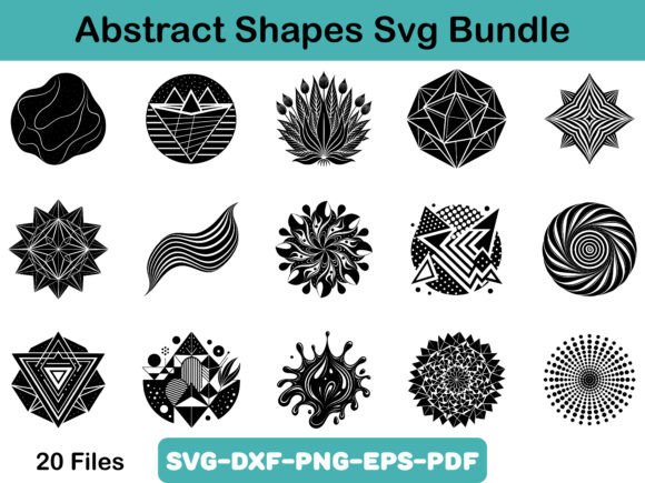 Download Abstract Shapes Svg Bundle - Shape Collection