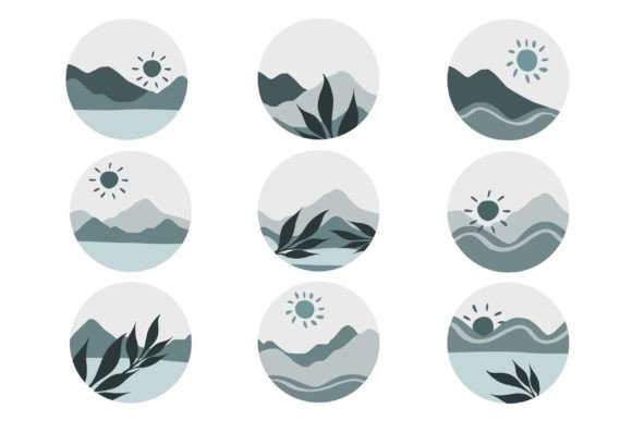 Download Illustration of Grey Aesthetic Shape - Shape Collection