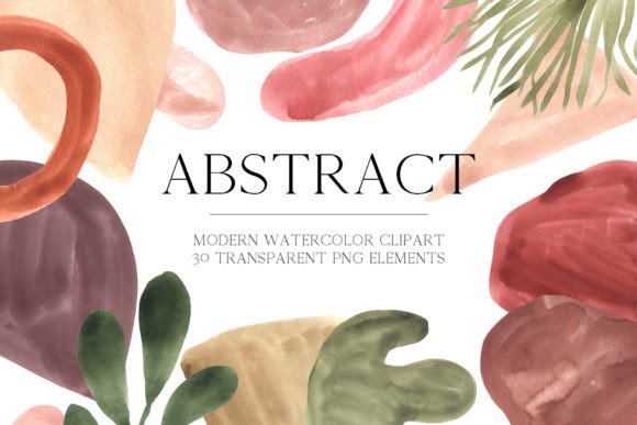Download Watercolor Abstract Shapes Clipart - Shape Collection