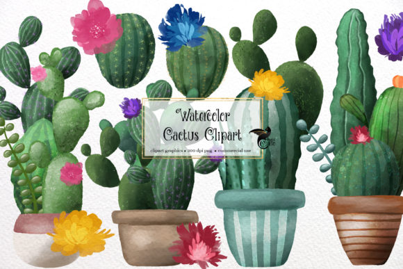 Download Watercolor Cactus Clipart - Cactus clipart Collection
