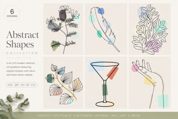 Download Abstract Shapes SVG Bundle - Shape Collection