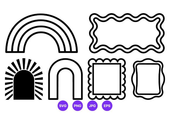 Download Black and White Abstract Shapes - Shape Collection