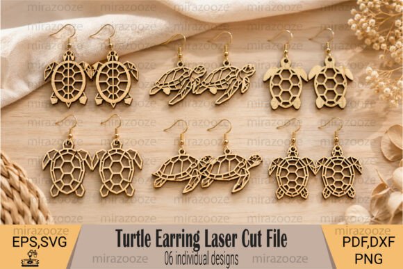 Download Turtle Earring Laser Cut Bundle - Premium Bundle