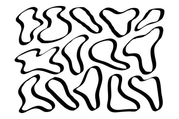Download Abstract Bold Blob Shape Bundle Set - Shape Collection