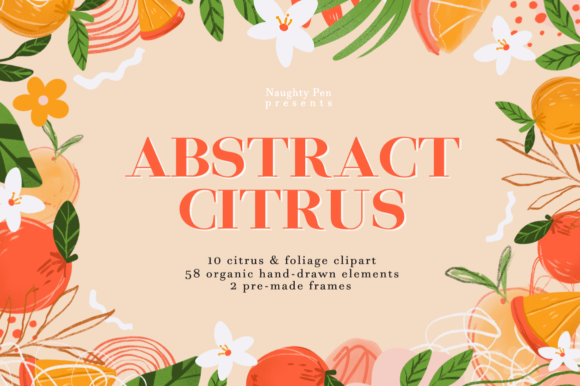 Download Abstract Citrus Clipart Organic Shapes - Shape Collection