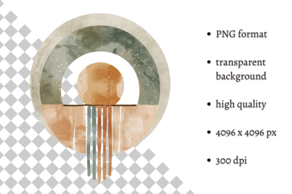 Download Abstract Boho Shape PNG Clipart - Shape Collection